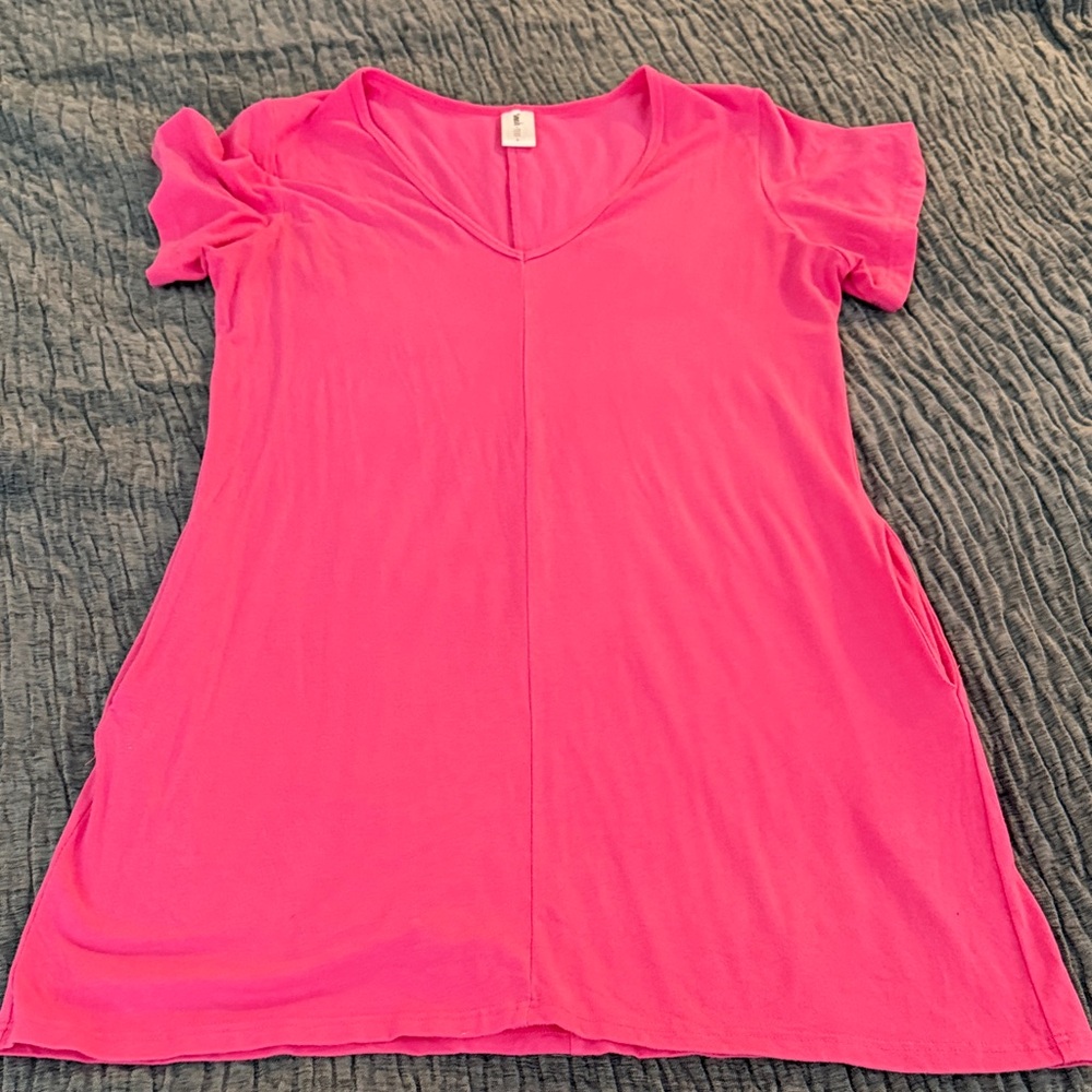 Smash & Tess Women's Pink V-Neck dress